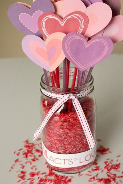 14 acts of love – Countdown to Valentine's Day. Thinking of doing this with