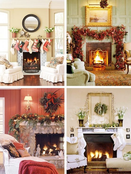 33 christmas mantle decorating ideas