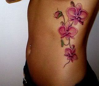 An orchid tattoo…