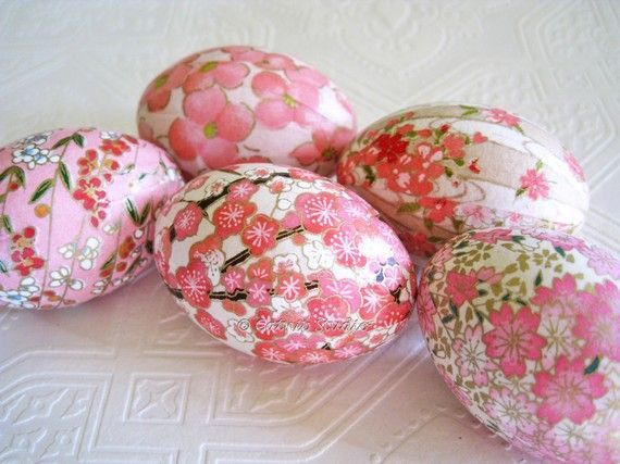 Beautiful washi eggs