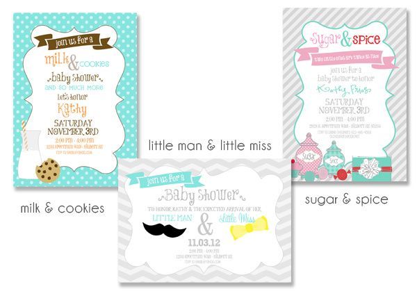 Boy and Girl Twin Baby Shower Ideas