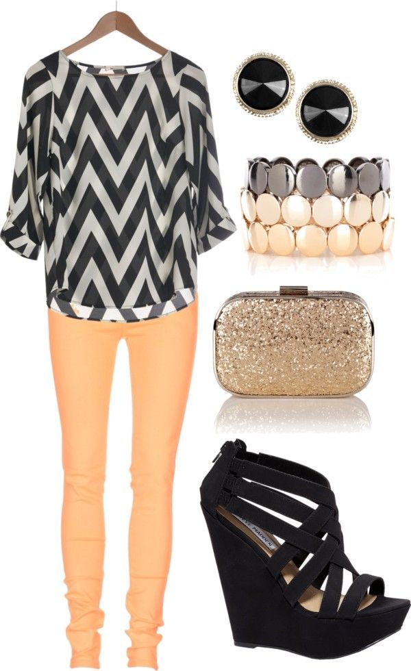 "Chevron" by likaschaaf on Polyvore