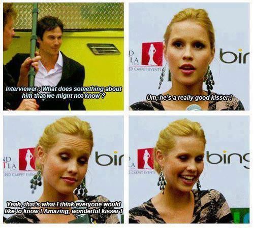 Claire on Ian ;)