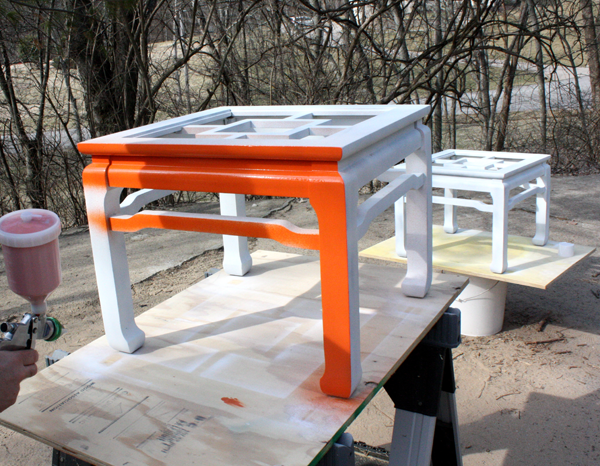 DIY lacquered furniture