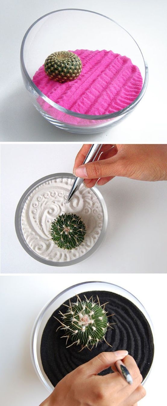 DIY  zen gardens, someone make me one please? Moving gift? I'd love you fore