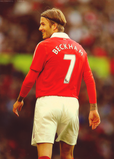 David Beckham, Manchester United FC.