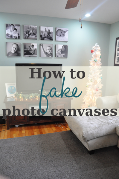 Faking photo canvases. | Chelsea Blogs