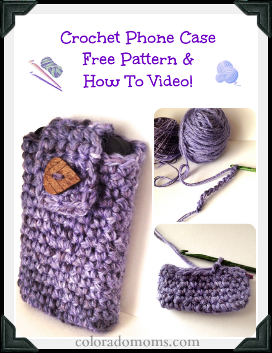 Free Crochet Phone Case Pattern (with How To Crochet Video!)
