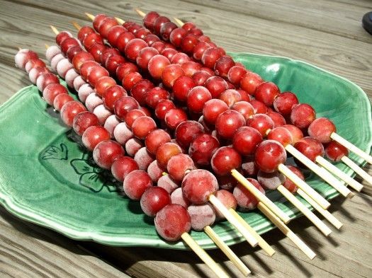 Grapesicles . Refreshing for summer. already love frozen grapes a better idea!!!