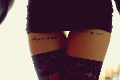 I'm obsessed with thigh tattoos