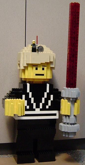 LEGO Lifesize Luke Skywalker  #lego #starwars #legostarwars #lukeskywalker #lego