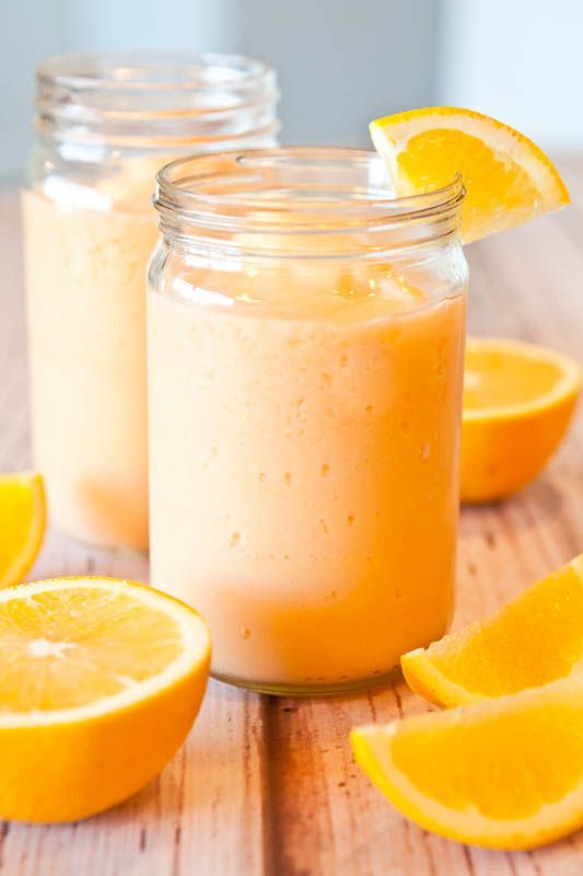 Orange Smoothie1 can orange juice concentrate, slightly thawed 1 cup milk     1/