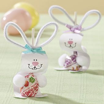 Paper Bunny Pops Craft