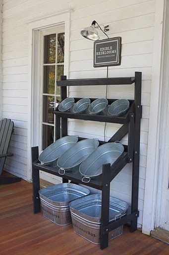 (Patio) DIY — Drink and snack storage for back yard parties. *Or for balls, fri