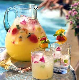 Pineapple strawberry lemonade.