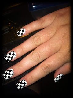 Raceday nails!! NASCAR