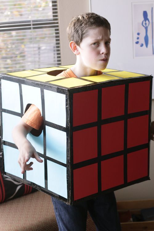 Rubik's Cube DIY costume