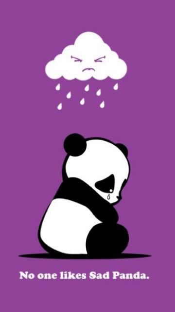Sad panda…