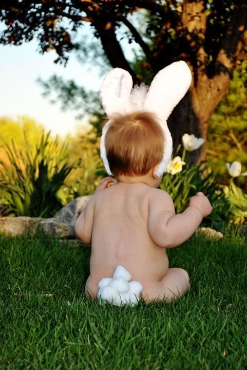 @Sheri Huston @Tiffany Wood Can't handle the cuteness! Easter bunny!
