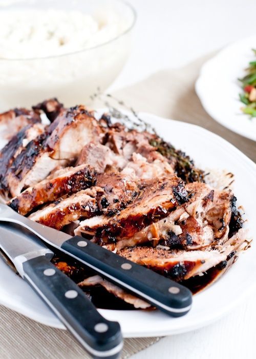 Slow-Cooker Herbed Balsamic Pork Roast