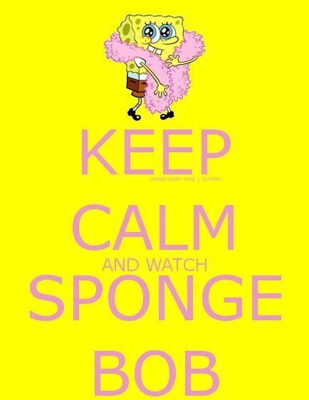 Spongebob Squarepants (Keep Calm Wisdom)