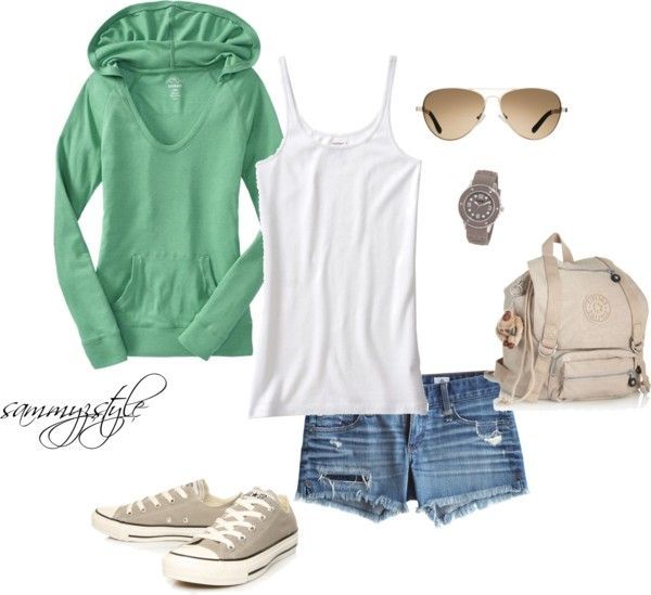 Summer Camping Outfit, created by sammyzstyle on Polyvore