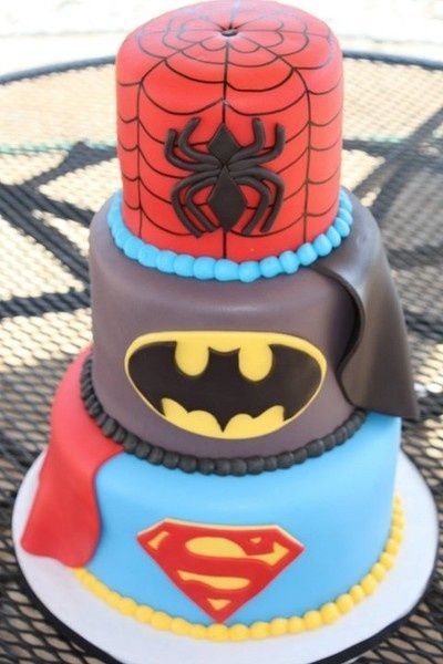 Superhero Cake! superhero-party