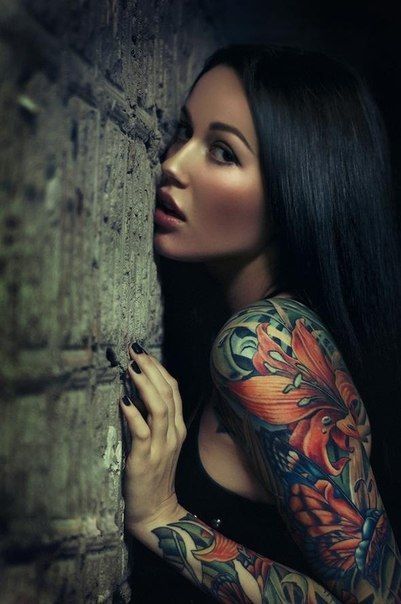 Tattooed model. #tattoo #tattoos #ink