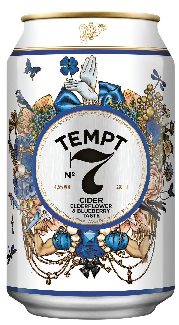Tempt Cider. Identity by DDB Denmark