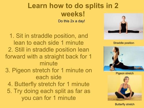 ThanksLearn how to do splits in 2 weeks. I just started yesterday. :P If the str