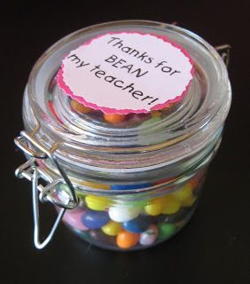 Thanks for Bean My Teacher…Valentine Gift or Easter Gift