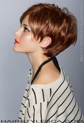 The perfect summer short hairstyle. Think about it: