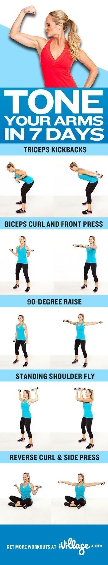 Tone your arms in 7 days with these easy workouts.-