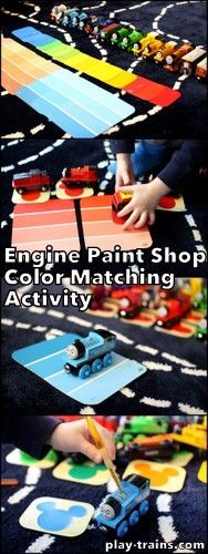 Train color matching activity