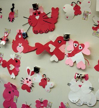 Valentine Heart Animals ~ Craft | Bella SavvyBella Savvy