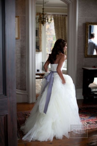 Vera Wang: Tulle Wedding Dress.