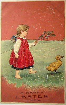 Vintage Easter Postcards . . . | Content in a Cottage