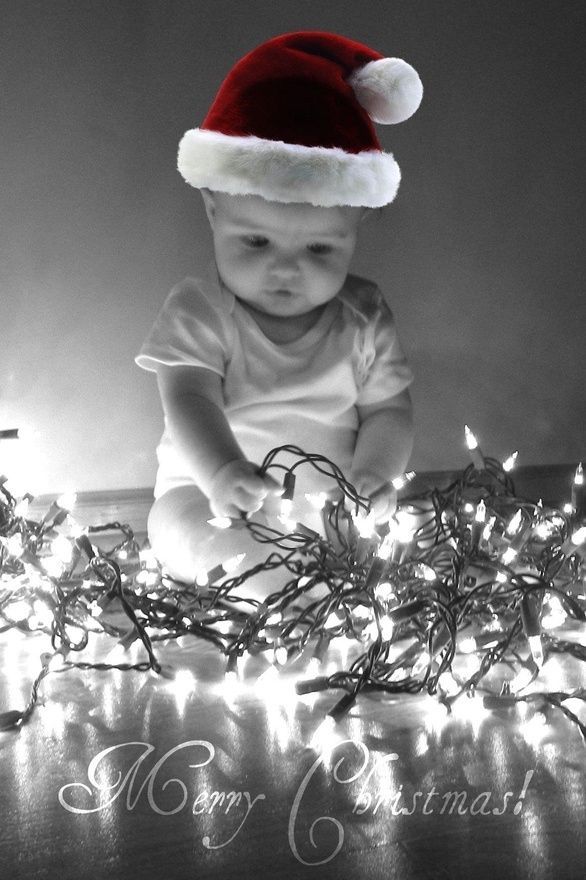 What a cute christmas card idea! baby-baby-baby