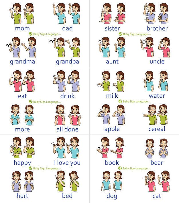 18. Communicate with your infant or toddler by using baby sign language: -   Helpful Charts For New Parents