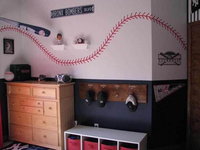 baseball bedroom