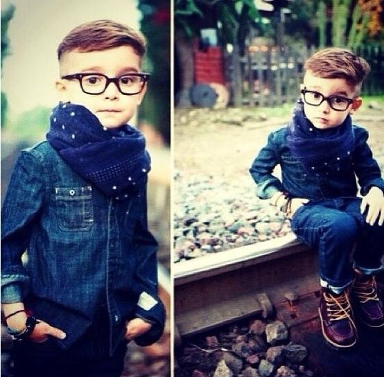 cute little hipster style   little boy style  Triple 7 Recycled