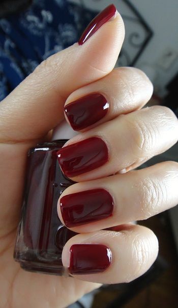 essie bordeaux | vampy red jelly // I need to check this out and see if it is cl