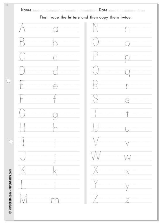 Free printable writing worksheets for preschoolers and kids
