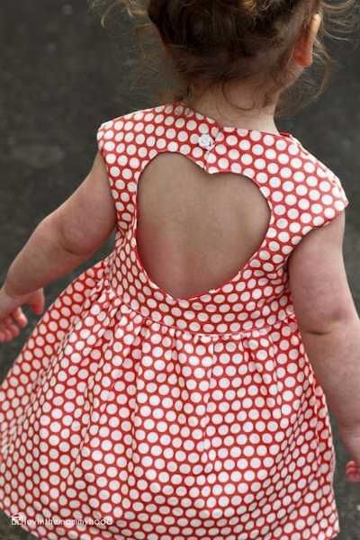 girl dress with heart