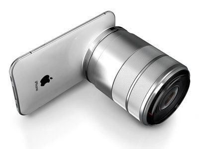 it's a phone, it's a camera, it's a giant lens    #Gadget #iPhone #G