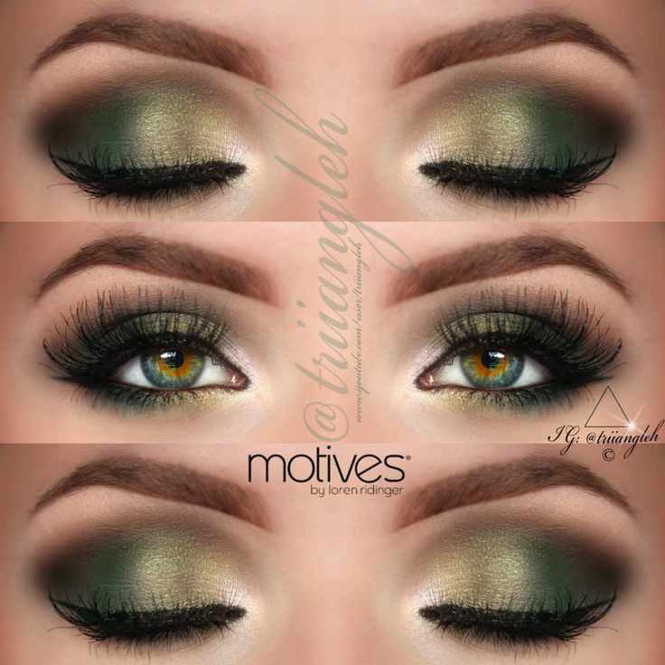 make-up for green eyes