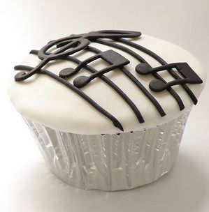 musical cupcake