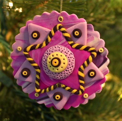 polymer clay ornaments!