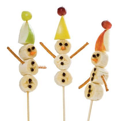 Super cute kid party idea – Snowman on a Stick