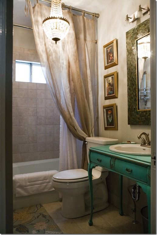 this looks like a small bathroom made to look large and elegant. I could do that